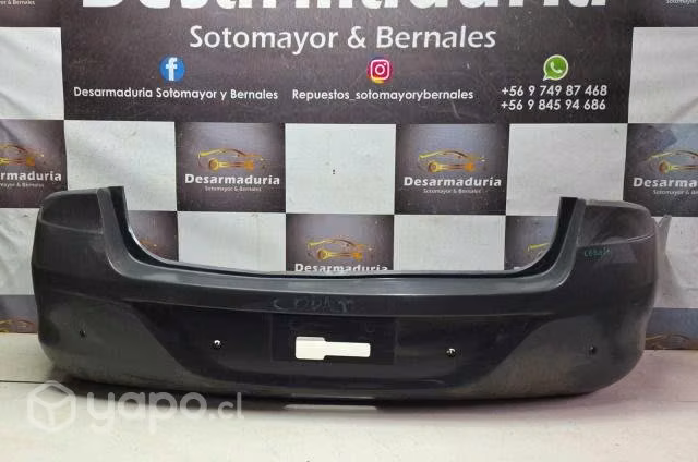 Parachoque trasero Cobalt 2.1