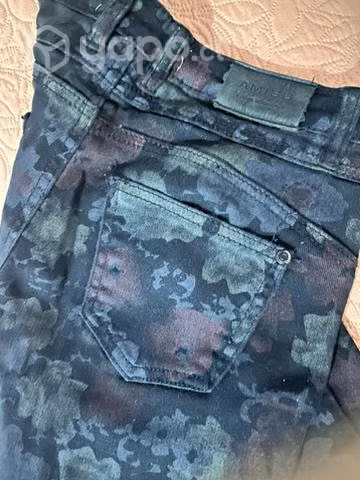 Lindo skinny floreado AMISU