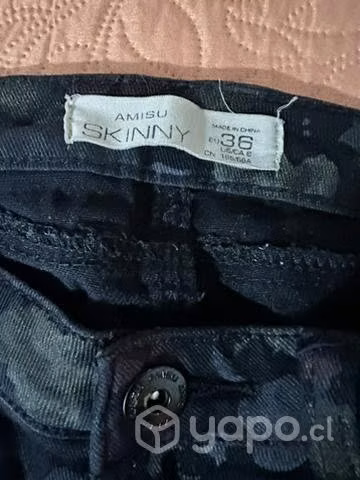 Lindo skinny floreado AMISU
