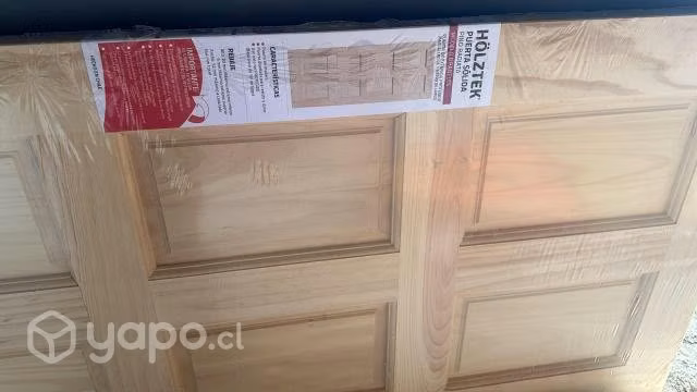 Puerta de madera pino radiata