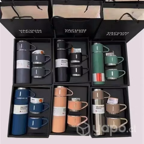 Termos de 500 ml con tres tazas