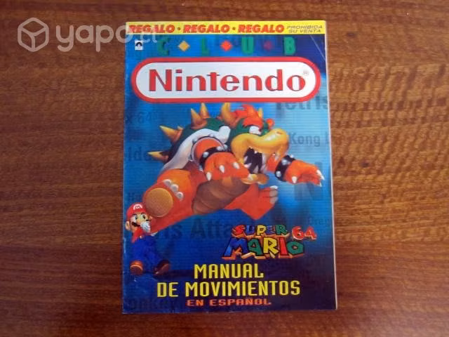 Revista Club Nintendo Mario64 Año 1996 Nueva