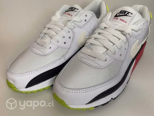 Nike Air Max 90 White Volt Rush Pink - Imagen 2