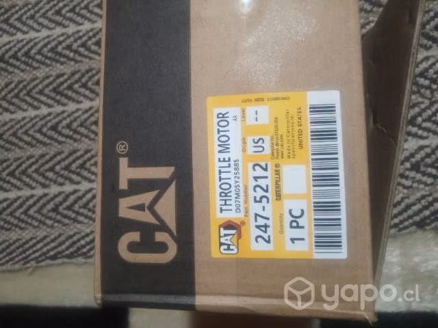 Motor de aceleración excavadora Caterpillar 320C