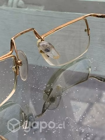 Lentes antiguos lectura Essel Paris / baño en oro