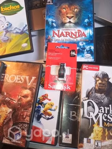 Pendrive con juegos para pc + dvd rom a ele