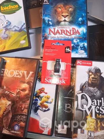 Pendrive con juegos para pc + dvd rom a ele