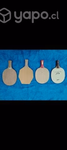 Maderos y gomas tenis de mesa