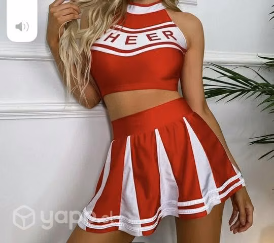 Vestuario / Disfraz de animadora talla M