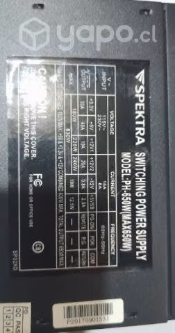 Fuente de poder 650W Spectra - Imagen 3