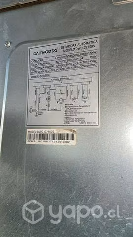 Secadora marca daewoo - Imagen 2