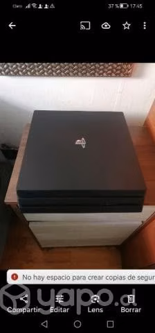 Ps4 pro impecable con 2 controles y juegos