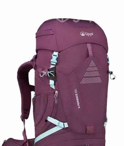 Mochila lippi x-perience 65 L morada