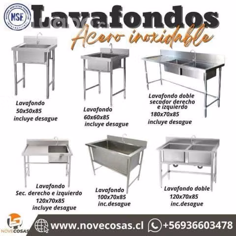 Lavafondos simple 60 x 60 cm - Imagen 2