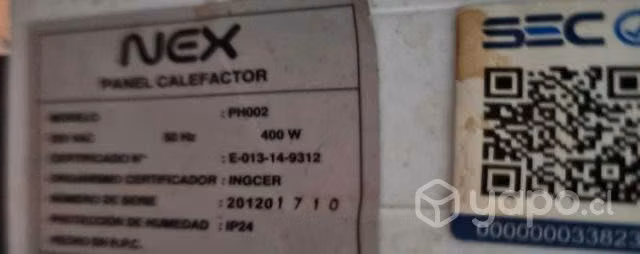 Calefactor Next de 400 W