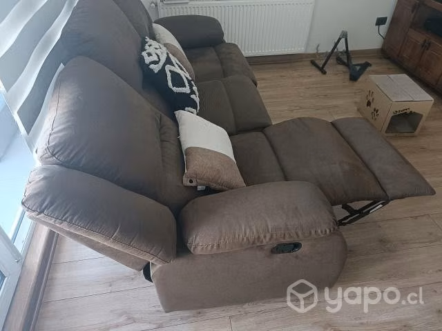 Sofa CIC Rusty Reclinable 3 cuerpos