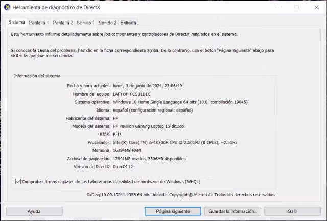 Notebook Gamer HP Pavilion Gaming 15-DK1044LA - Imagen 5