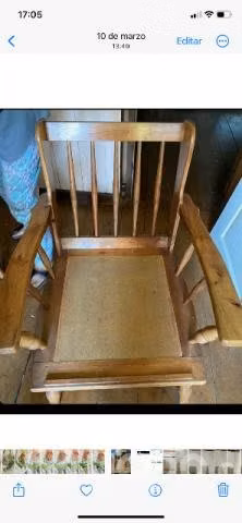 2 sítiales madera