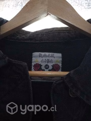 Chaqueta juvenil rock chic - Imagen 2