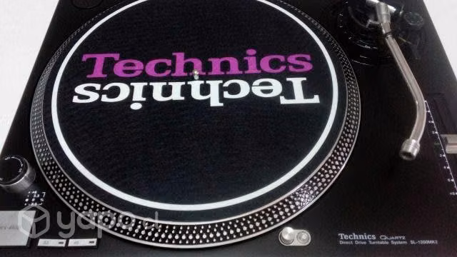 Slipmat En Paño Tornamesa Technics Bicolor