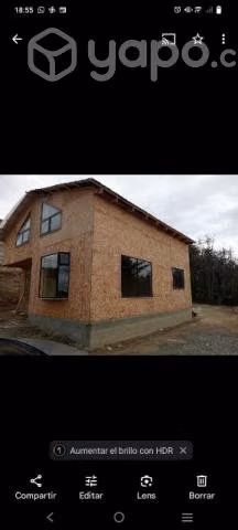 Casa con terreno con rol