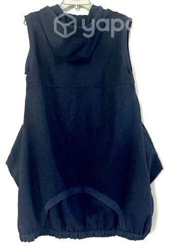 Chaqueta Sin Manga Con Gorro Marca Mor Azul - Imagen 2