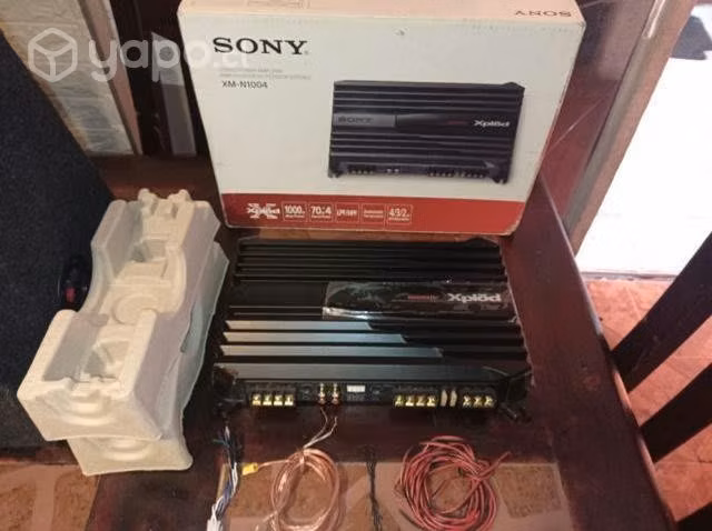 Subwoofer mas amplificador Sony impecable