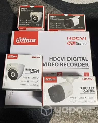 KIT 4 Cámaras de seguridad DAHUA