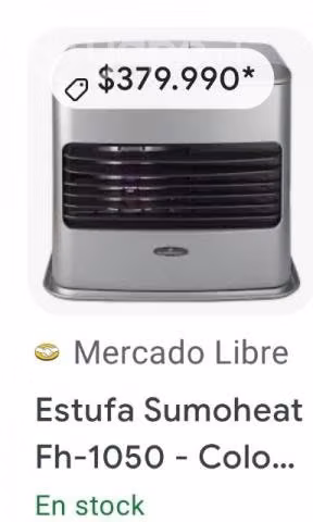 Estufa a parafina marca Sumoheat