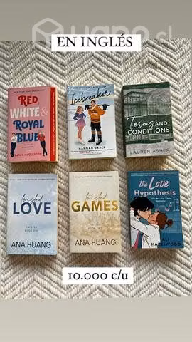 Libros románticos adulto joven en inglés