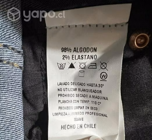 Jeans Elástico Marca Notth Star Talla 42 Azul - Imagen 5