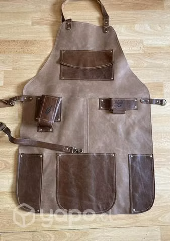Pechera de cuero parrillera