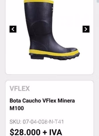 Botas caucho n 41