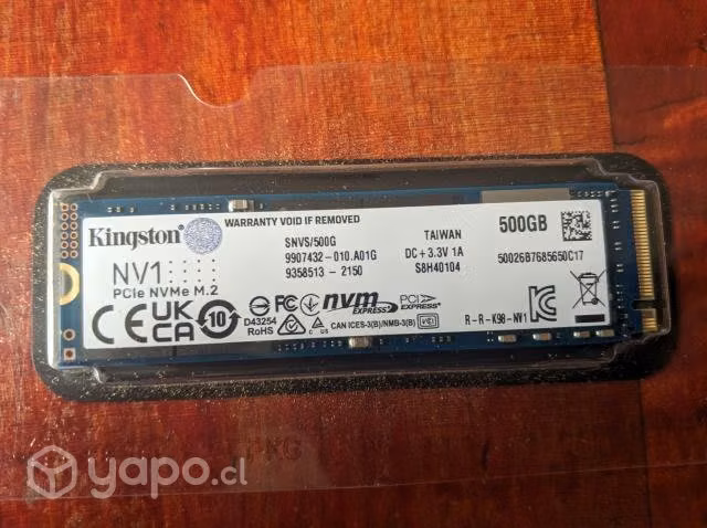 SSD Disco Estado Sólido M2 Kingston 500GB - NUEVO - Imagen 2