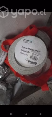 Canto melaminico encolado