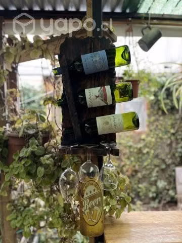 Repisa porta vinos y copas - Imagen 2