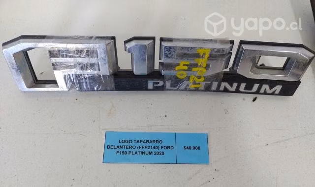 Logo Tapabarro Del (FFP2140) F150 2020 Platinum
