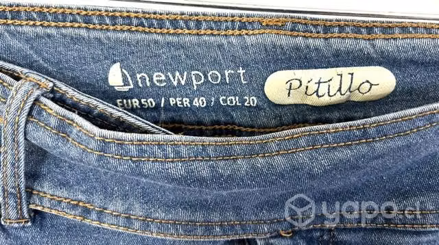 Jeans Elásticado Pitillo Marca Newport Talla 50 - Imagen 4