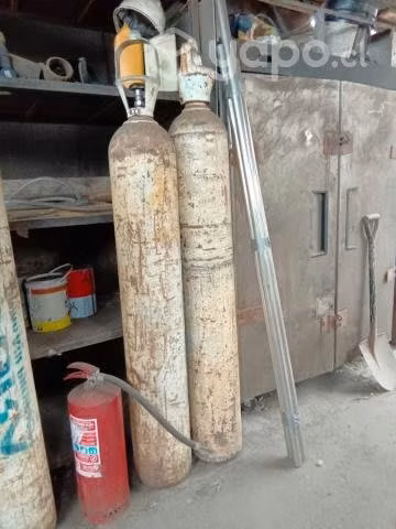 Un cilindro de Oxigeno