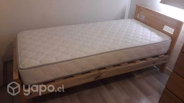 Cama 1 Plaza (Colchón Rosen + Marquesa)