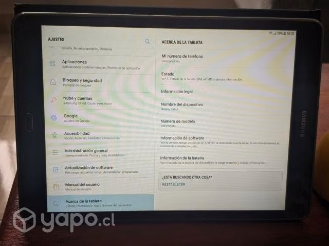 Tablet SAMSUNG Tab A SM-P555M - Imagen 4