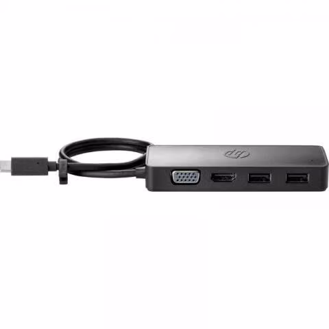 Hub USB HP Travel Hub G2, USB-C a VGA, HDMI