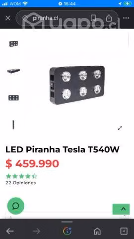 T540w foco piranha como nuevo