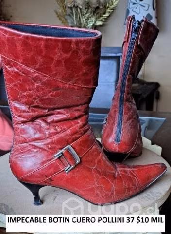 Botas y botines cuero impecables varias marcas