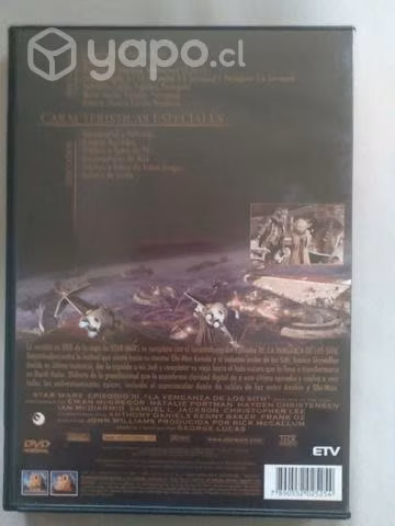 Star wars la venganza de los sith dvd