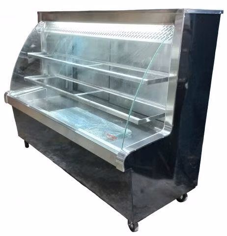 Mesón pastelero de 1,5 metros certificado vidrio c