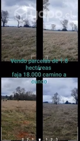 Vendo hermosas parcelas faja 18 camino a cunco