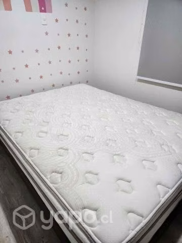 Cama 2 plazas rosen classique + base separada 150x
