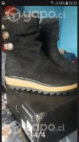 Parka y bota dama