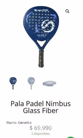 Pala de padel Nimbus Glass Sixzero - Imagen 4